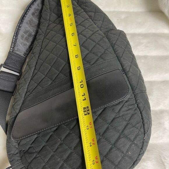 Black LL Bean AmeriBag Healthy. Back sling back black quilted - Picture 6 of 9